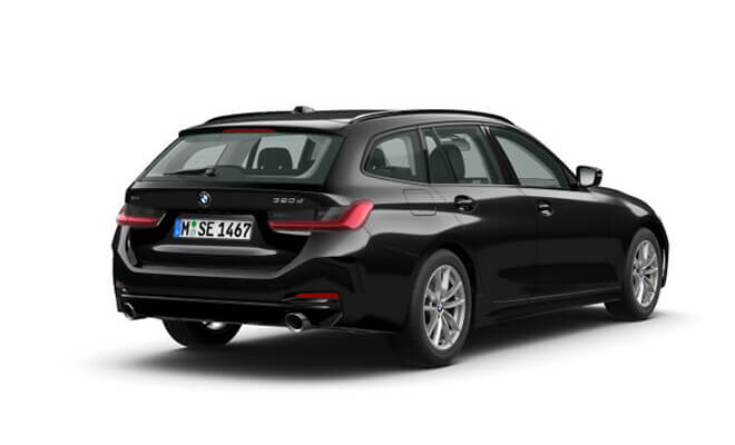 BMW-320d xDrive-Touring - Heckansicht