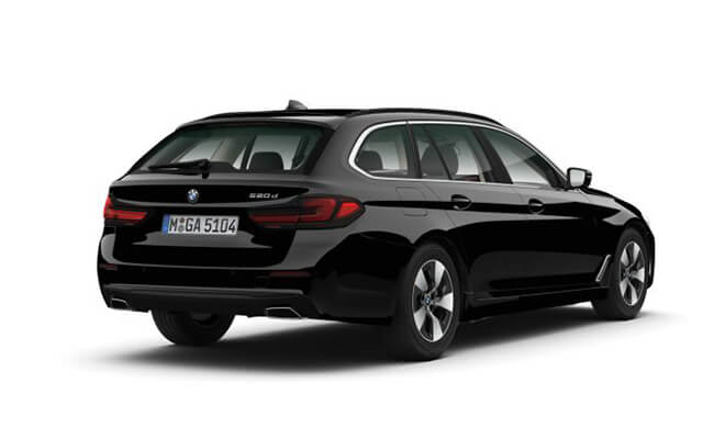 BMW-520d-Touring - Heckansicht