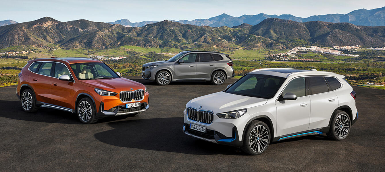 3 BMW-X1 und BMW-iX1